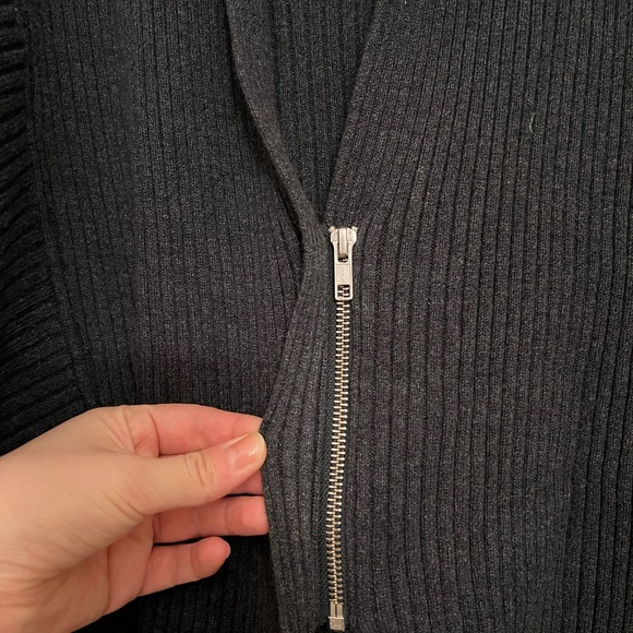 CAbi - Charcoal Cosmic Zip Sweater - Picture 5 of 7